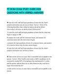 FIT BCBA EXAM STUDY GUIDE 2026 QUESTIONS WITH VERIFIED ANSWERS