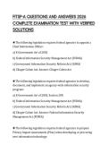 FITSP-A QUESTIONS AND ANSWERS 2026 COMPLETE EXAMINATION TEST WITH VERIFIED SOLUTIONS