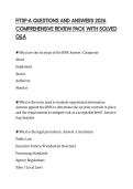 FITSP-A QUESTIONS AND ANSWERS 2026 COMPREHENSIVE REVIEW PACK WITH SOLVED Q&A