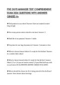 FIVE GUYS MANAGER TEST COMPREHENSIVE EXAM 2026 QUESTIONS WITH ANSWERS GRADED A&plus;
