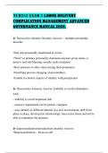 NUR253 EXAM 3 LABOR DELIVERY COMPLICATION MANAGEMENT ADVANCED GOVERNANCE MANUAL 2026&period;
