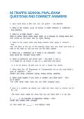 &dollar;5 TRAFFIC SCHOOL FINAL EXAM QUESTIONS AND CORRECT ANSWERS