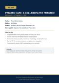 TEST BANK PRIMARY CARE FOR INTERPROFESSIONAL COLLABORATIVE PRACTICE 6TH EDITION BY TERRY MAHAN BUTARRO &sol; ALL CHAPTERS COVERED 1-228&comma;VERIFIED ANSWERS &RATIONALES A&plus; NGN 2026-2027