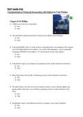 Test Bank &ndash; Fundamentals of Financial Accounting 8th Edition &lpar;Latest&rpar; &vert; Fred Phillips Exam Questions & Solutions