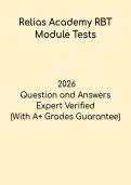 RBT Module Tests 2026 &ndash; Registered Behavior Technician Practice Exams PDF