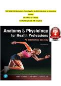 TEST BANK &ndash; Anatomy & Physiology for Health Professions&colon; An Interactive Journey 4th Edition &vert; Complete Study Questions &vert; Exam Prep