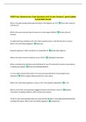 PNCB Prep&colon; Genitourinary Exam Questions with Correct Answers&vert; Latest Update 