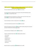 PNCB Prep&colon; HEALTH PROMOTION - Anticipatory Guidance for Infants&vert; Questions with Correct  Answers&vert; Latest Update 