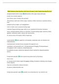 PNCB Pulmonary Exam Questions with Correct Answers&vert; Latest Update 