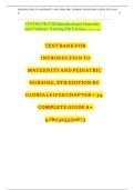 Introduction To Maternity And Pediatric Nursing 8th Edition Leifer Test Bank&period;pdf