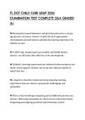 FL DCF CHILD CARE UDAP 2026 EXAMINATION TEST COMPLETE Q&A GRADED A&plus;