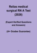 Relias Medical Surgical RN A Test &ndash; Complete Practice Exam with Answers &vert; Med-Surg Nursing Assessment Review