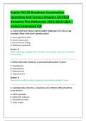 Kaplan NCLEX Readiness Examination  Questions And Correct Answers &lpar;Verified  Answers&rpar; Plus Rationales 2025&sol;2026 Q&A &vert;  Instant Download Pdf  1&period; A client with heart failure reports sudden w