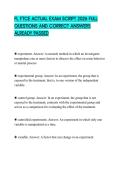 FL FTCE ACTUAL EXAM SCRIPT 2026 FULL QUESTIONS AND CORRECT ANSWERS ALREADY PASSED
