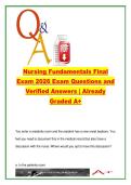 Nursing Fundamentals Final Exam 2026 &vert; 500&plus; Q&A &vert; CNA Skills&comma; Patient Care&comma; Safety & Infection Control