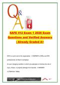 SAFE 412 Exam 1 2026 &vert; 250&plus; Q&A &vert; Safety Management Systems&comma; ISO 45001&comma; Leading & Lagging Indicators