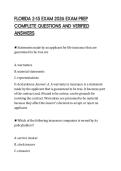 FLORIDA 2-15 EXAM 2026 EXAM PREP COMPLETE QUESTIONS AND VERIFIED ANSWERS