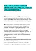 FAMILY SOLUTIONS INSTITUTE AMFTRB CERTIFICATION EXAM PAPER 2026 QUESTIONS WITH ANSWERS GRADED A&plus;