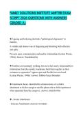 FAMILY SOLUTIONS INSTITUTE AMFTRB EXAM SCRIPT 2026 QUESTIONS WITH ANSWERS GRADED A&plus;