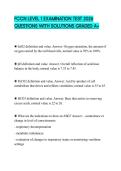 FCCN LEVEL 1 CERTIFICATION EXAM PAPER 2026 QUESTIONS WITH ANSWERS GRADED A&plus;