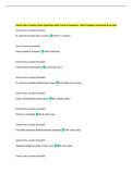 Santa Clara County Exam Questions with Correct Answers&vert; Latest Update 