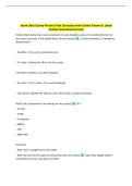Santa Clara County Protocol Test Questions with Correct Answers&vert; Latest  Update