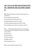 MGT 6311 ALL-IN-ONE EXAM PACKAGE WITH FULL QUESTIONS AND SOLUTIONS GRADED A&plus;