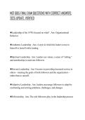 MGT 6615 FINAL EXAM QUESTIONS WITH CORRECT ANSWERS&comma; 2025 UPDATE&comma; VERIFIED