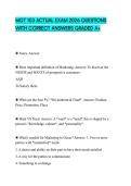 MGT 103 ACTUAL EXAM 2026 QUESTIONS WITH CORRECT ANSWERS GRADED A&plus;
