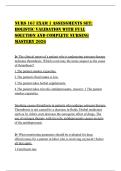 NURS 167 EXAM 1 ASSESSMENTS SET&colon; HOLISTIC VALIDATION WITH FULL SOLUTION AND COMPLETE NURSING MASTERY 2026
