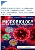 TEST BANK for Microbiology for the Healthcare Professional&comma; 3rd Edition by Karin C&period; VanMeter&comma; Robert J&period; Hubert Verified Chapters 1 - 25 Complete Newest Version