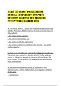 NURS 167 EXAM 1 FOUNDATIONAL NURSING COMPETENCY&colon; COMPLETE QUESTION REGISTER FOR ABSOLUTE PATIENT CARE MASTERY 2026