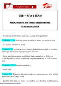 CEBS - RPA 2 EXAM   ACTUAL QUESTIONS AND CORRECT VERIFIED ANSWERS   LATEST 2025&vert;26 UPDATE