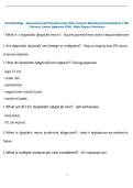 Dermatology - Cancerous and Precancerous Skin Lesions Questions and Answers &lpar;100  &percnt;Score&rpar; Latest Updated 2026 &vert; With Expert Solutions