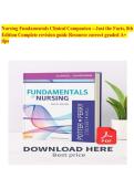 Nursing Fundamentals Clinical Companion &ndash; Just the Facts&comma; 8th Edition Complete revision guide Resource correct graded A&plus; tips&lowbar;compressed &lpar;1&rpar;&period;pdf