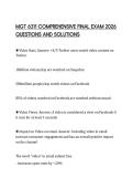 MGT 6311 COMPREHENSIVE FINAL EXAM 2026 QUESTIONS AND SOLUTIONS