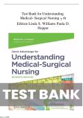 Test Bank for Understanding Medical-Surgical Nursing 7th Edition Williams & Hopper &vert; Verified Answers &vert; All Chapters Included &vert; Updated 2026