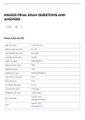 NSG222 FINAL EXAM QUESTIONS AND ANSWERS