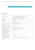 Family Nursing Exam 2 NSG222 Questions and Answers 