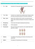 Nursing Care During Labor and Delivery&colon; NSG222 Module 3- Questions and Answers  
