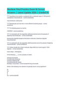 Biochem Final Practice Exam & Correct  Answers &vert; Latest Update 2026 &vert; Graded A&plus;