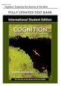 test bank for cognition exploring the science of the mind 8th edition by daniel reisberg&vert;&vert;ISBN&colon;9780393877625