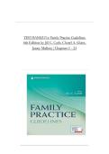 TEST BANKS For Family Practice Guidelines&comma; 6th Edition by Jill C&period; Cash&semi; Cheryl A&period; Glass&comma; All Chapters 1 to 23 complete Verified editon ISBN&colon; 9780826173546