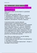 ALL DOMAINS JEAN INMAN&sol;1183  QUESTIONS WITH EXPLANATIONS OF  ANSWERS&lpar;A&plus;&rpar; 