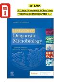 TEST BANK  TEXTBOOK OF DIAGNOSTIC MICROBIOLOGY  7TH EDITION BY MAHON CHAPTERS 1 - 41