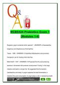 MCB6424 Probiotics Exam 1 &lpar;Modules 1&ndash;8&rpar; &ndash; 310 Questions on LAB&comma; Bifidobacteria&comma; Genomics & Food Fermentation &ndash; 2026