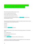 HIGH ACUITY EXAM 1 &vert; QUESTIONS AND ANSWERS &vert; 2026 UPDATE &vert; WITH COMPLETE SOLUTION&period;