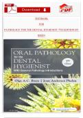 TESTBANK FOR PATHOLOGY FOR THE DENTAL HYGIENIST 7TH EDITION BY IBSEN