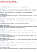 NAF EOC EXAM Q AND A