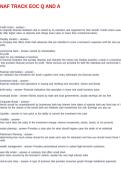 NAF TRACK EOC Q AND A